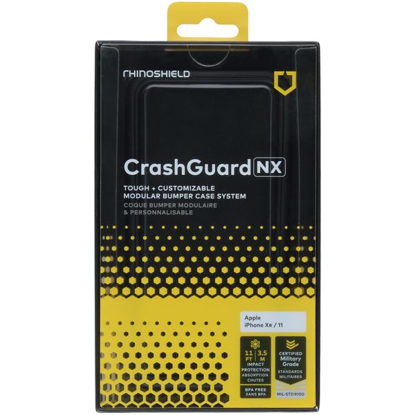 RhinoShield Pare-chocs CrashGuard NX Apple iPhone 11 - Noir