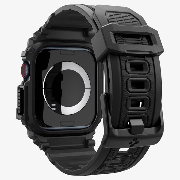 Spigen Coque Rugged Armor™ Pro Apple Watch Series 10 / 11 - 46 mm - Matte Black