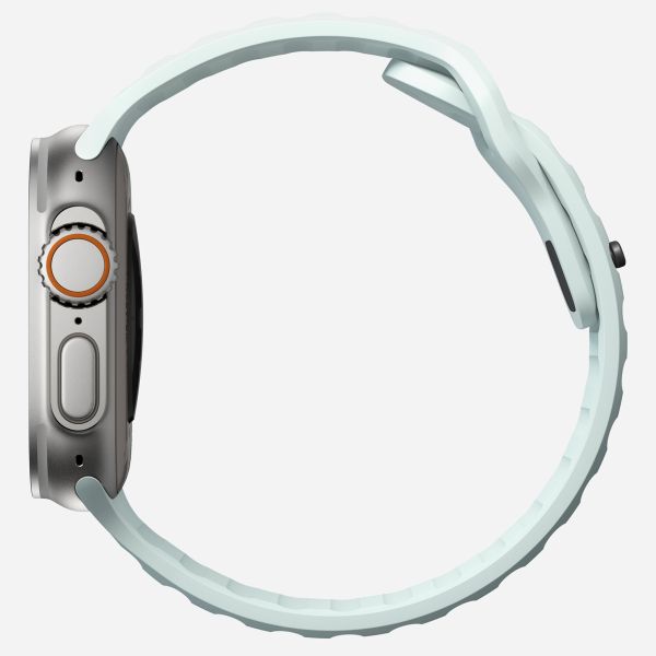 Nomad Bracelet Sport FKM Apple Watch Series 1 á 10 / SE / Ultra (2) (44/45/46/49 mm) - Icy Blue Glow