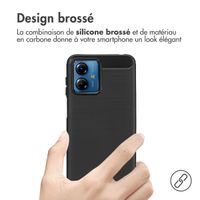 imoshion Coque Brushed Motorola Moto G14 - Noir