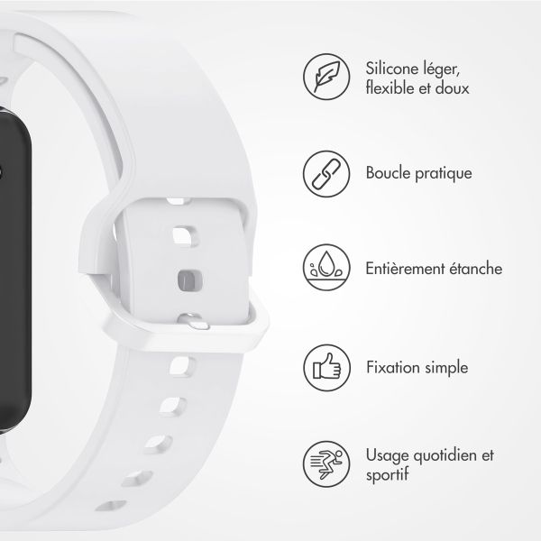 imoshion Bracelet en silicone Samsung Galaxy Fit 3 - Blanc