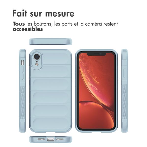 imoshion Coque arrière EasyGrip iPhone Xr - Bleu clair