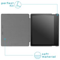 imoshion Étui de liseuse portefeuille Slim Hard Amazon Kindle Oasis 3 - Bleu foncé