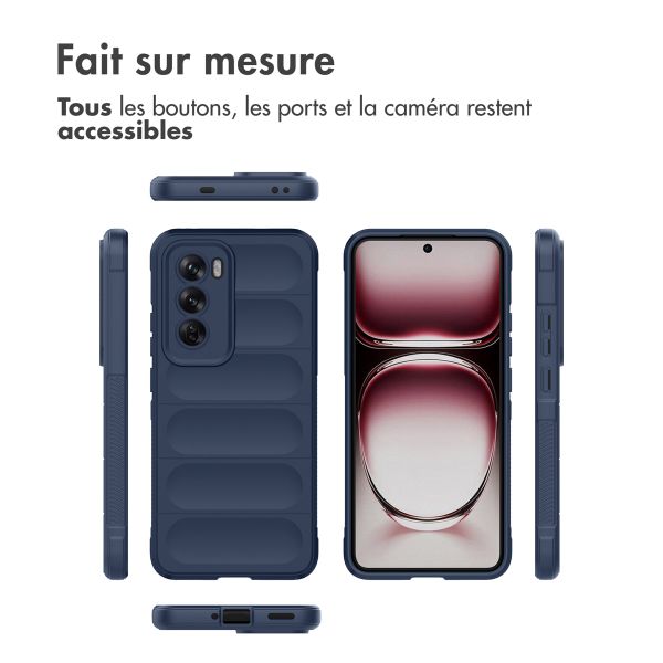 imoshion Coque arrière EasyGrip Oppo Reno 12 Pro - Bleu foncé