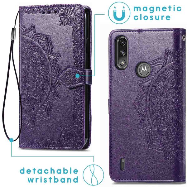 imoshion Etui de téléphone portefeuille Moto E7i Power - Violet