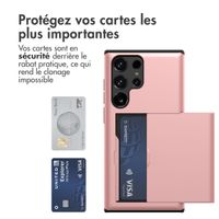 imoshion Coque arrière avec porte-cartes Samsung Galaxy S23 Ultra - Rose Dorée