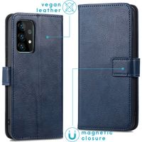 imoshion Étui de télephone portefeuille Samsung Galaxy A52(s) (5G/4G) - Bleu foncé