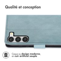 imoshion Étui de télephone portefeuille Samsung Galaxy S23 - Bleu clair