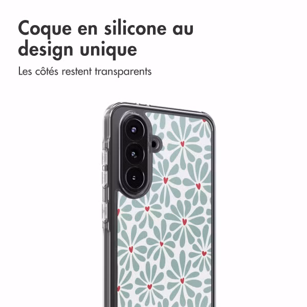 imoshion Coque Design Samsung Galaxy A36 - Bloom Love Sage Green