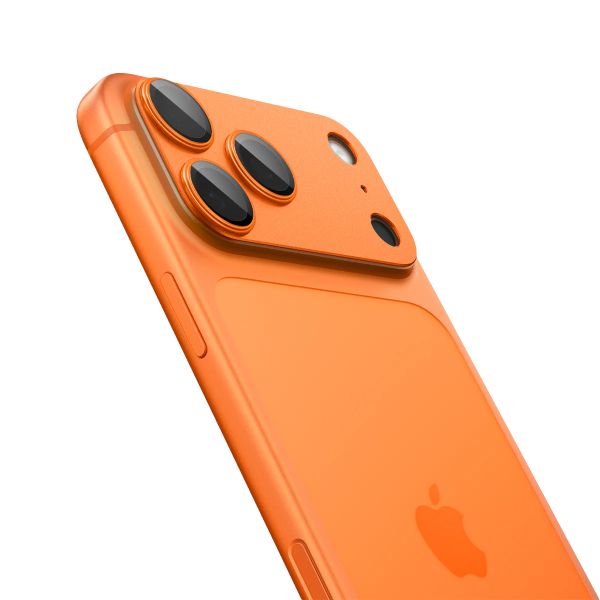 Spigen GLAStR EZ Fit Optik protection caméra pour Apple iPhone 17 Pro - Orange