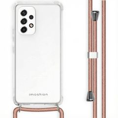 imoshion Coque avec dragonne Samsung Galaxy A53 - Rose Doré