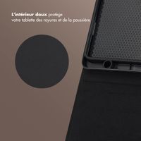 Selencia Coque tablette Riva Samsung Galaxy Tab A9 Plus - Noir