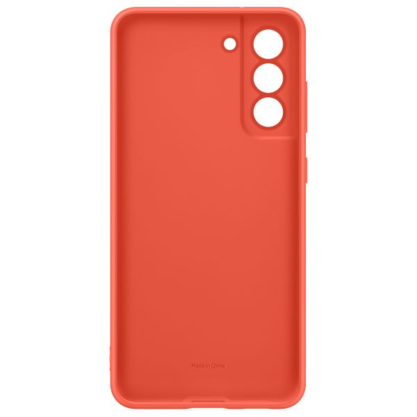 Samsung Original Coque en silicone Galaxy S21 FE - Coral