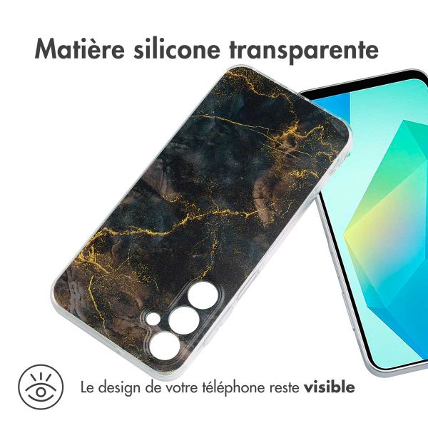 imoshion Coque Design Samsung Galaxy A16 - Black Marble