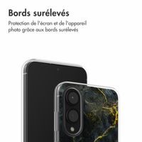 imoshion Coque Design Samsung Galaxy S25 Edge - Black Marble