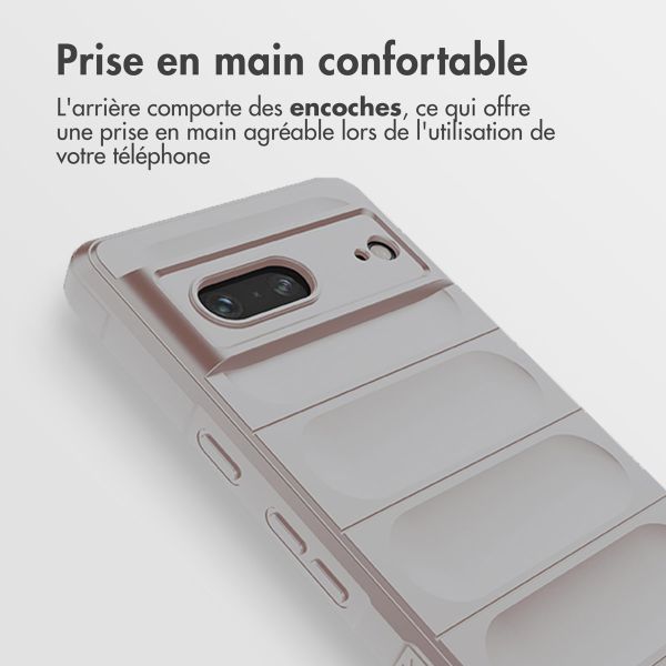 imoshion Coque arrière EasyGrip Google Pixel 7 - Gris