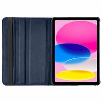 imoshion Coque tablette rotatif à 360° iPad 10 (2022) 10.9 pouces - Bleu foncé