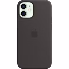 Apple Coque en silicone MagSafe Apple iPhone 12 Mini - Black