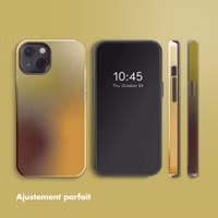 Selencia Coque arrière Vivid avec MagSafe Apple iPhone 13 - Gradient Olive Dust