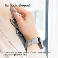 Selencia Bracelet magnétique en acier Samsung Galaxy Watch 7 40/44 mm - Argent