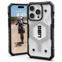 UAG Coque Pathfinder MagSafe iPhone 15 Pro - Ice