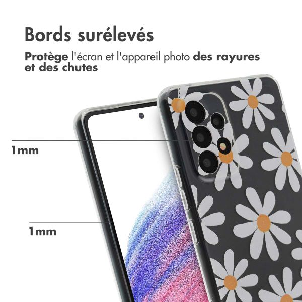 imoshion Coque Design Samsung Galaxy A53 - Daisy Flower