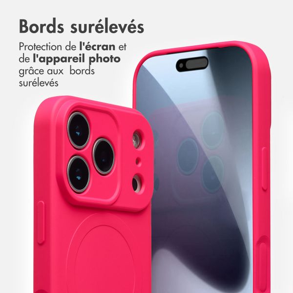imoshion Coque Couleur avec MagSafe Apple iPhone 17 Pro - Neon Pink