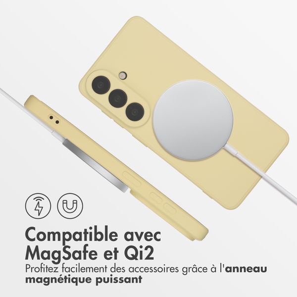 imoshion Coque Couleur avec MagSafe Samsung Galaxy S26 Plus - Vanilla