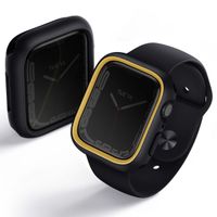 Uniq Moduo Coque Apple Watch avec Lunette interchangeable Apple Watch 4-9 / SE - 40/41 mm - Midnight (Black/Mustard)