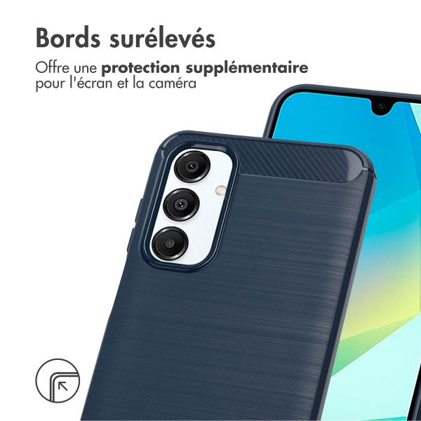 imoshion Coque Brushed Samsung Galaxy A16 5G - Bleu foncé