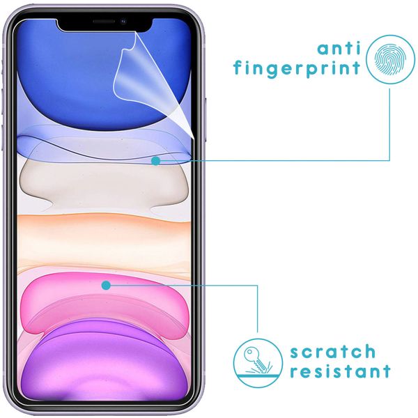 imoshion 3-Pack de protection d'écran + Protection en verre Appareil photo Apple iPhone 11