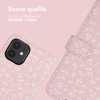 imoshion Étui de télephone portefeuille Design Apple iPhone 11 - Pink Bazaar Flowers