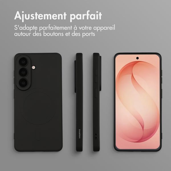 imoshion Coque Couleur avec MagSafe Samsung Galaxy S26 Plus - Noir