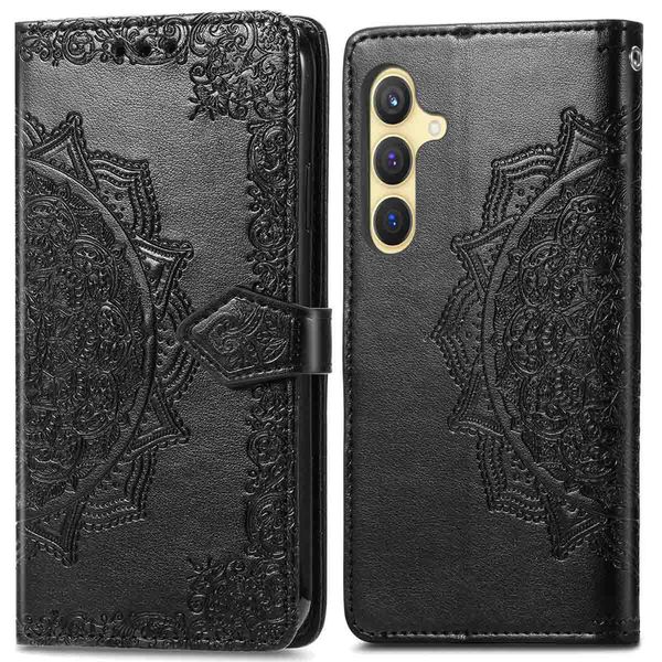 imoshion Etui de téléphone portefeuille Mandala Samsung Galaxy S24 - Noir