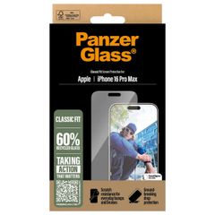 PanzerGlass Protection d'écran en verre trempé Anti-bactéries Apple iPhone 16 Pro Max