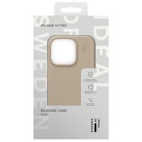 iDeal of Sweden Coque Silicone Apple iPhone 16 Pro - Beige