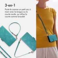 imoshion Etui de télephone portefeuille avec cordon Samsung Galaxy A54 (5G) - Turquoise