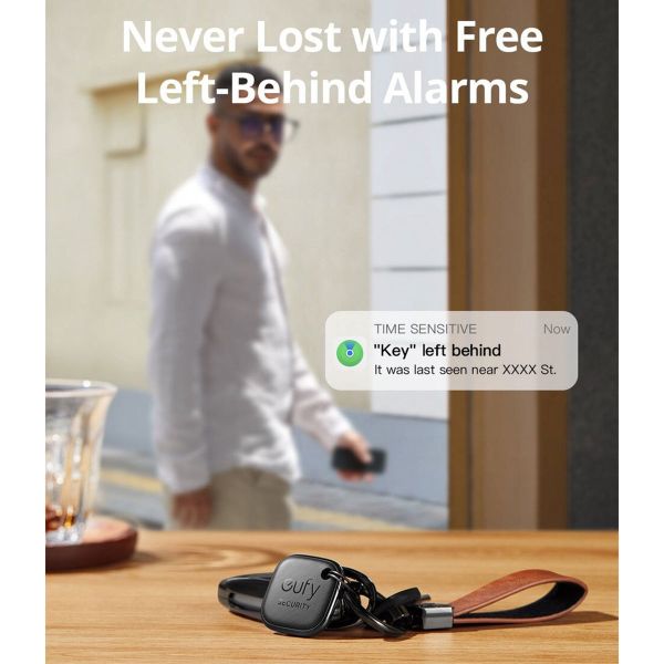 Eufy Smart Tracker Link - Tracker Bluetooth pour iOS - 4 Pack - Noir