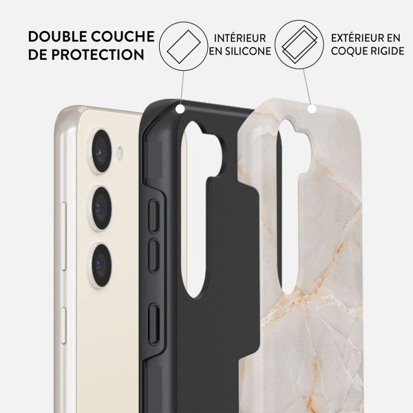 Burga Coque arrière Tough Samsung Galaxy S23 - Vanilla Sand