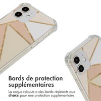 imoshion Coque Design avec cordon Apple iPhone 12 (Pro) - Beige Graphic