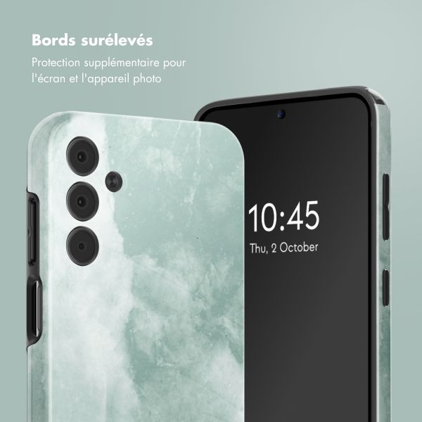 Selencia Coque arrière Vivid Samsung Galaxy A15 (5G) - Marble Grayed Jade