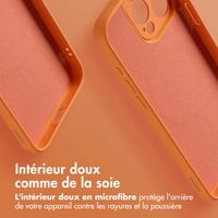 imoshion Coque Couleur avec MagSafe Apple iPhone 15 Pro Max - Neon Orange