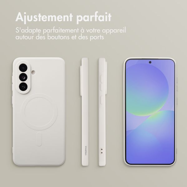 imoshion Coque Couleur avec MagSafe Samsung Galaxy A36 - Beige