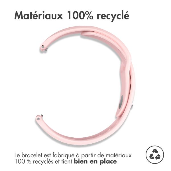 imoshion Bracelet sport en silicone  - Connexion universelle 20 mm - Rose