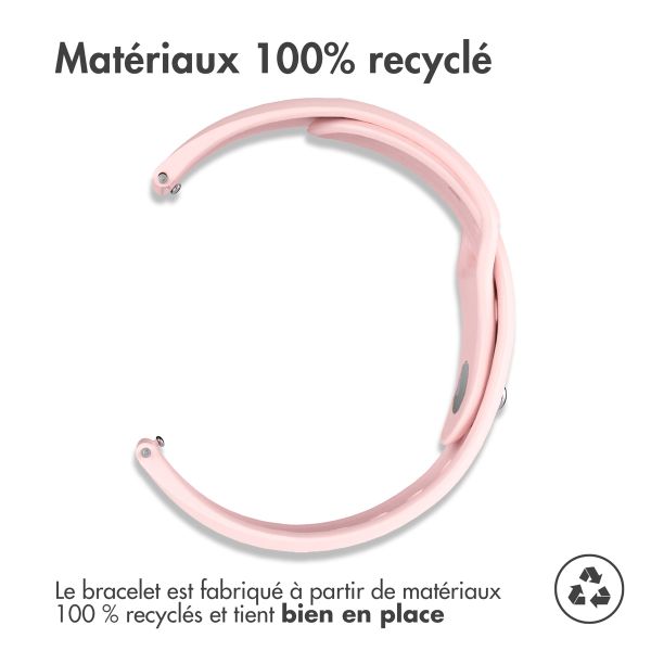 imoshion Bracelet Sport en silicone - Connexion universelle de 20 mm - Rose