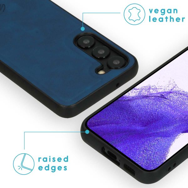 imoshion Etui de télephone luxe 2-en-1 amovible Samsung Galaxy S23 - Bleu