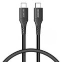 Accezz Câble USB-C vers USB-C Samsung Galaxy S8 - 0,2 mètres - Noir