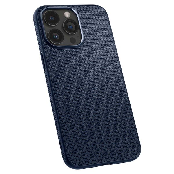 Spigen Coque Liquid Air iPhone 15 Pro Max - Navy Blue