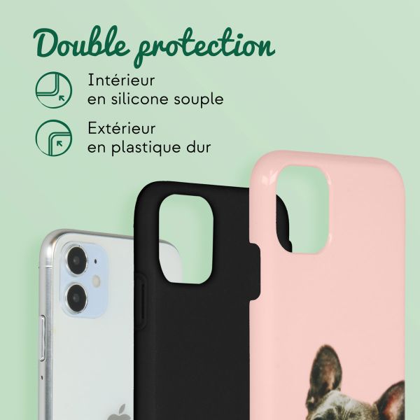 Concevez votre propre coque Tough Apple iPhone 11 - Blanc