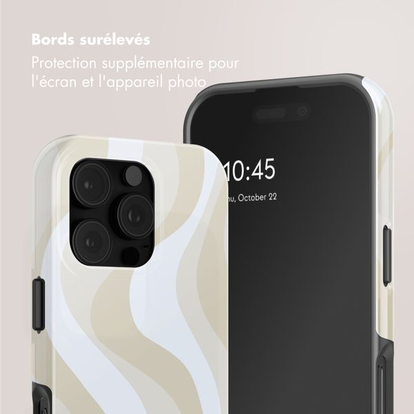 Selencia Coque arrière Vivid avec MagSafe Apple iPhone 16 Pro Max - Desert Waves Beige